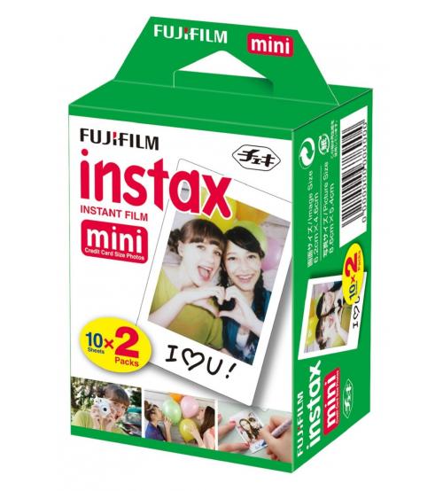 Fujifilm Instax Mini Regular Instant Film Twin Pack (Pack of 20 Shots)